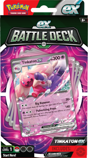 pokémon tcg: tinkaton ex battle deck