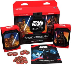 star wars unlimited: spark of rebellion two player starter kit
