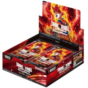 dragon ball super tcg: fusion world: booster box display blazing aura (fb02)
