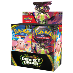 pokémon tcg: mega evolution—perfect order booster display