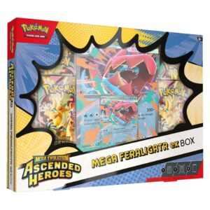 pokémon tcg: mega evolution – ascended heroes: mega feraligatr ex box